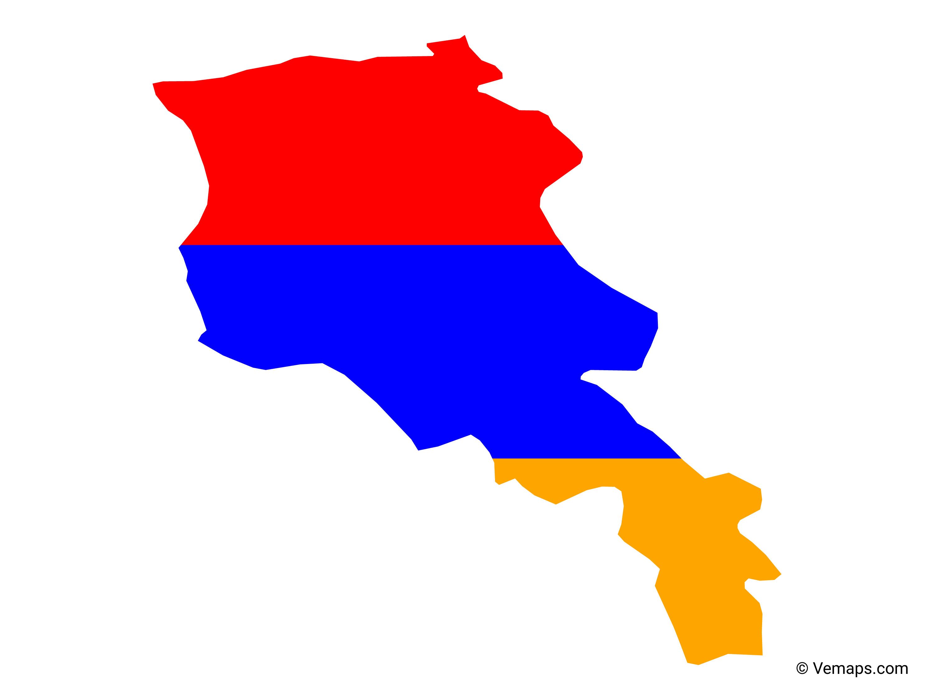 Maps of Armenia - Armenica