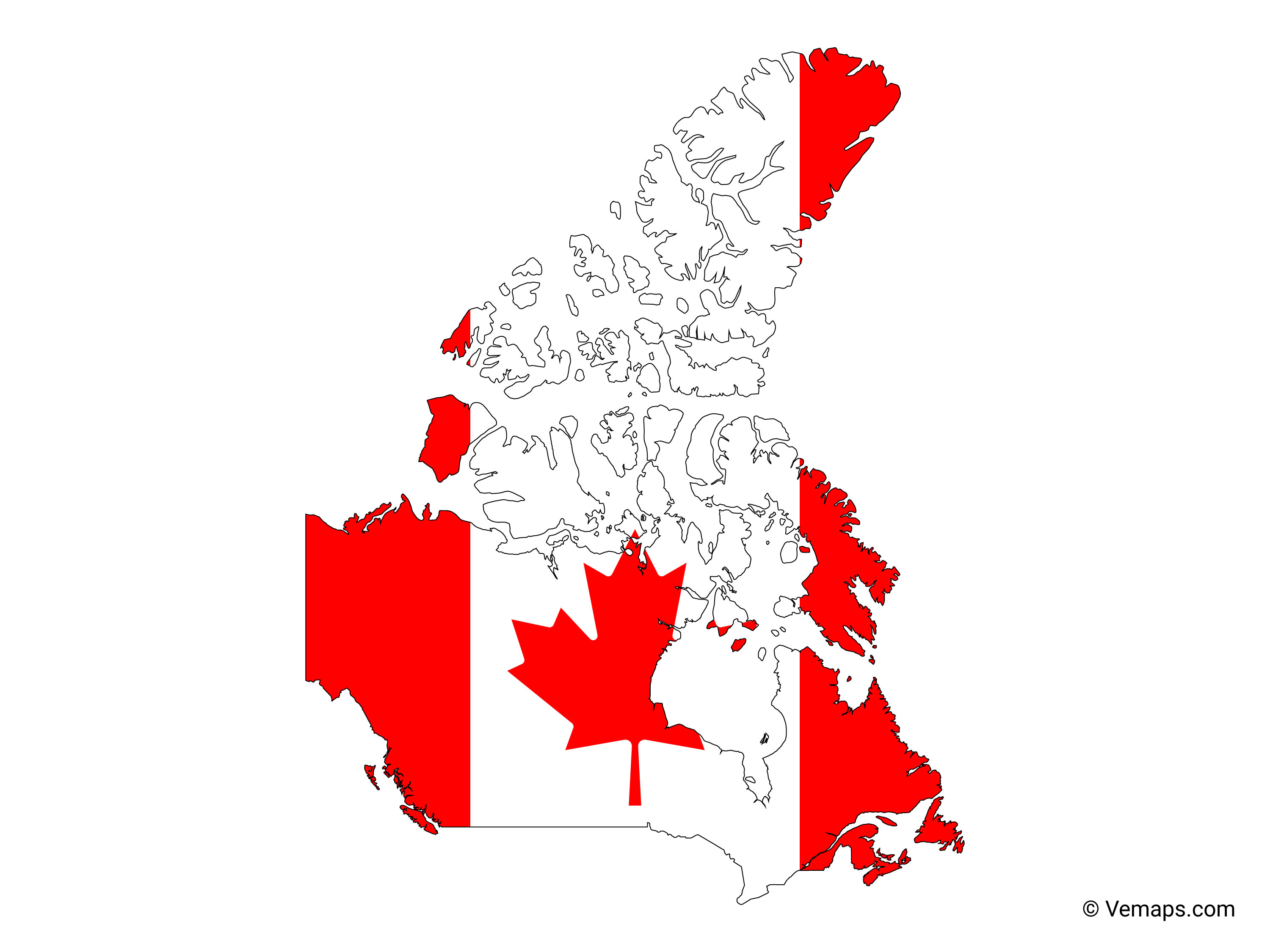 Canada Flags And Maps Powerpoint Templates - vrogue.co